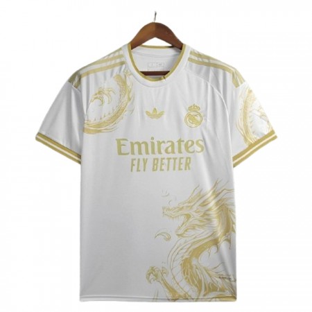 Real Madrid Dragon 2024-25 Hvid - Fodboldtrøjer Speciel (S/S) Real Madrid Dragon 2024-25 Hvid - Fodboldtrøjer Speciel (S/S)
